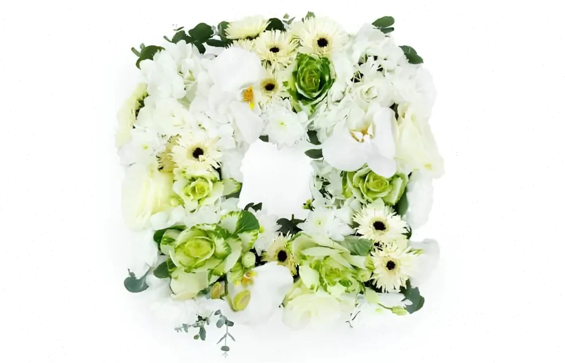 Carré Blanc & Vert