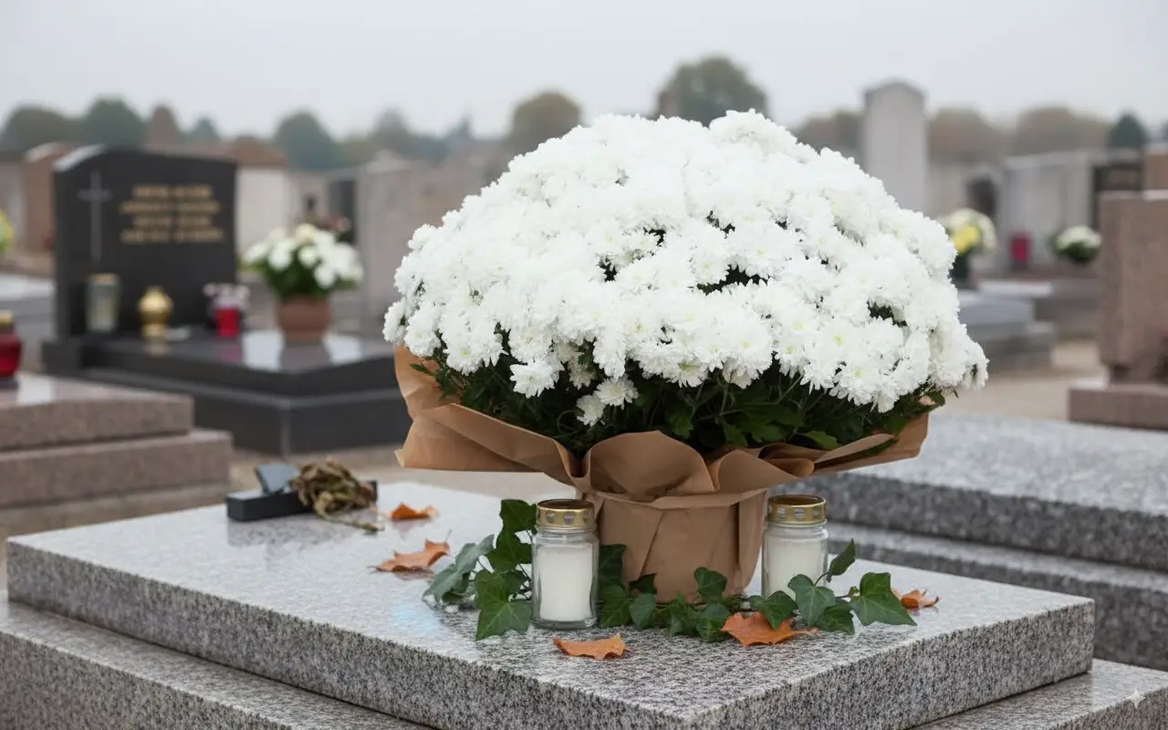 Chrysanthèmes blanches